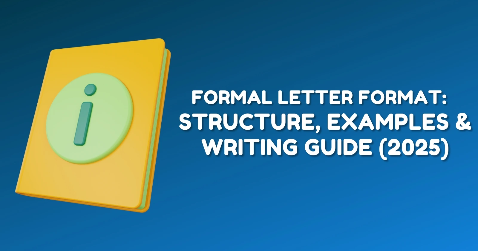 Formal Letter Format
