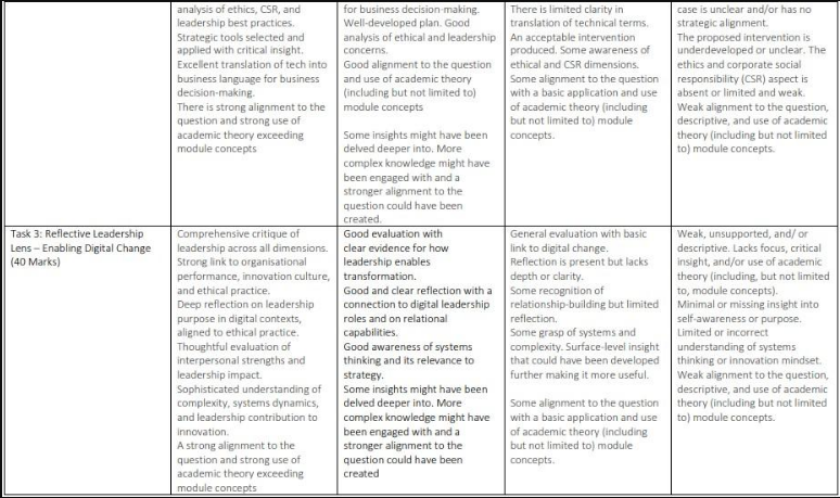 D7115 Technical and Digital Leadership Assignment