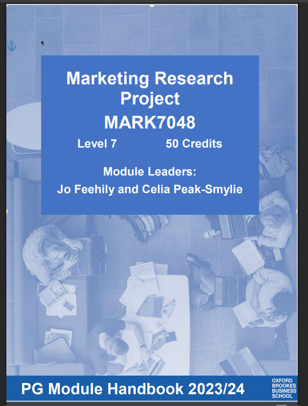 MARK7048 Module Handbook 2023-24 FINAL 13.3.24