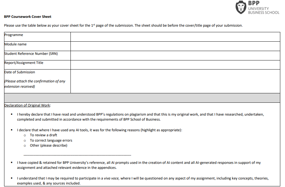  Managing Customer Experience CW5 Summative Assessment Brief | BPP 