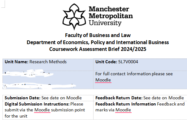 5L7V0004 Coursework Assessment Brief 5L7V0004 Coursework Assessment Brief