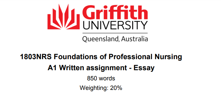 1803NRS Foundations of Professional Nursing A1