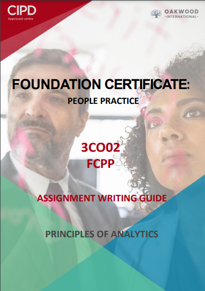 CIPD 3CO02 Foundation Certificate People Practice Assignment
