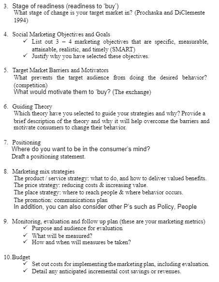MK418 Part 2: Social Marketing Plan