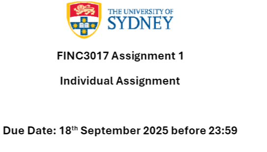 FINC3017 Investments and Portfolio Management Assignment 1
