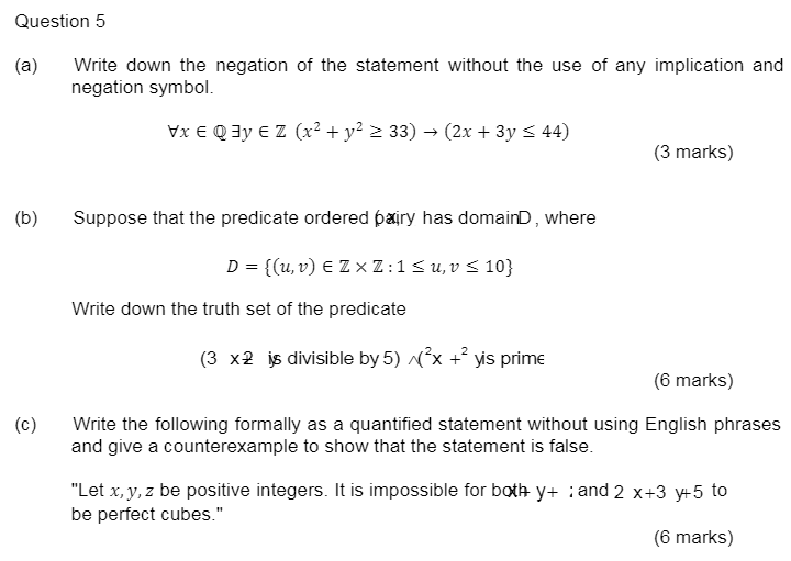 MTH105 Fundamentals of Mathematics TMA Question 5 MTH105 Fundamentals of Mathematics TMA Question 5