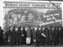 Margaret Bourke-White, ‘World’s Highest Standard of Living’ 1937.  Margaret Bourke-White, ‘World’s Highest Standard of Living’ 1937.