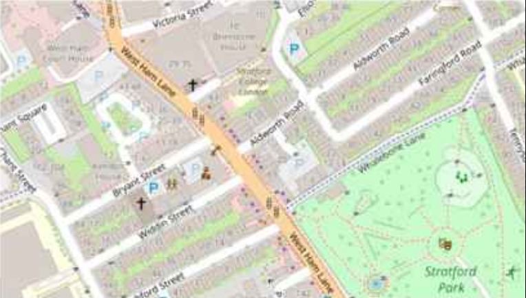 Figure Q1.1 Pavement location map EG6026 Transport Infrastructure Engineering