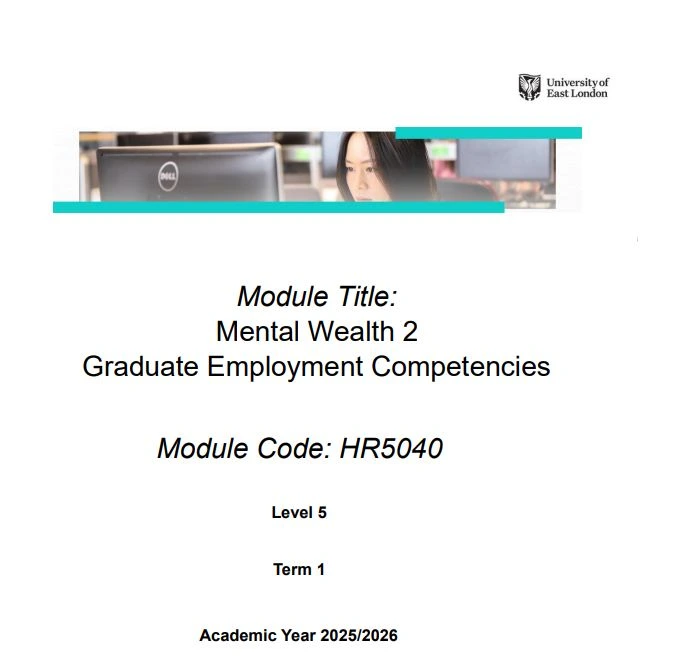 HR5040 Mental Wealth 2 Graduate Employment Competencies Assignment 1 Brief 