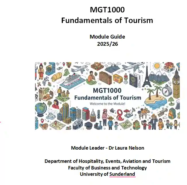 MGT1000 Fundamentals of Tourism Moudle Guide.webp MGT1000 Fundamentals of Tourism Module Guide 2025/26