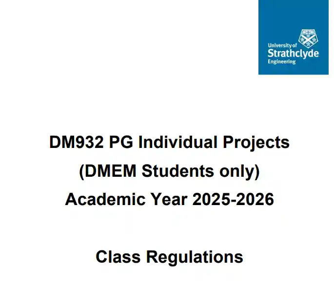 DM932 Class Regulations PG Individual Projects.webp DM932 PG Individual Projects: Class Regulations