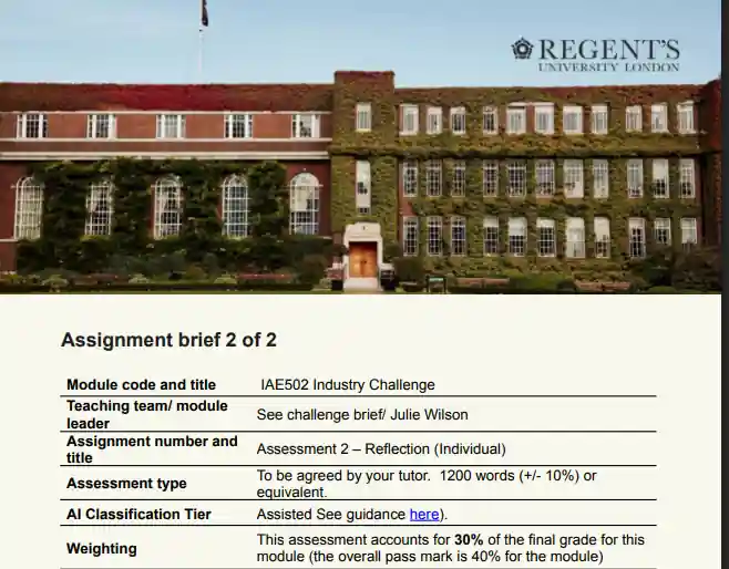 IAE502 Industry Challenge
