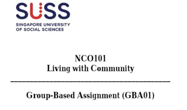 NCO101 Living with Community GBA01 | SUSS