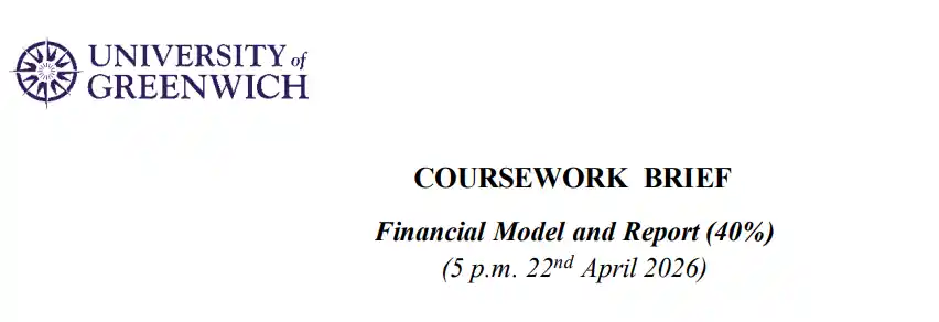 ACCO1142 Coursework Brief: Financial Model and Report (40%)