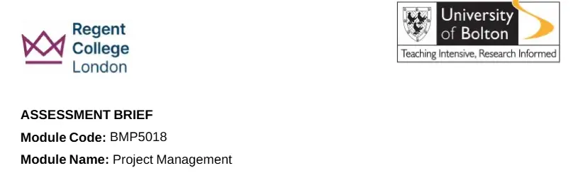 BMP5018 Project Management