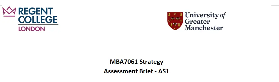 MBA7061 Regent College London