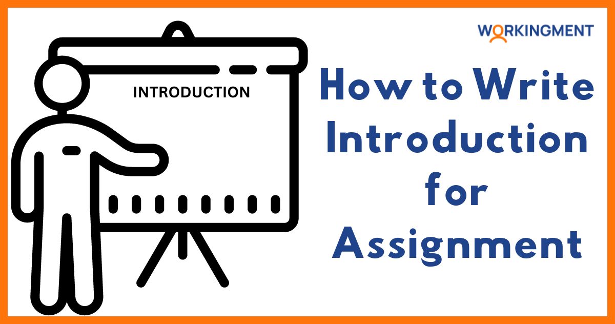 How to write introduction for assignment