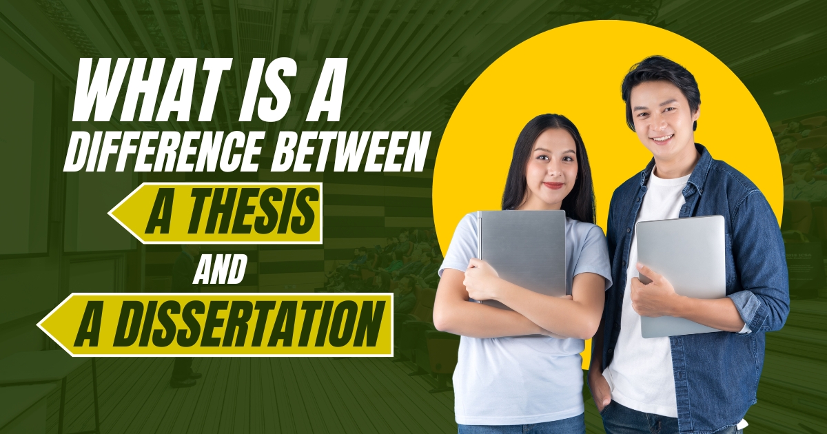 dissertation or thesis difference