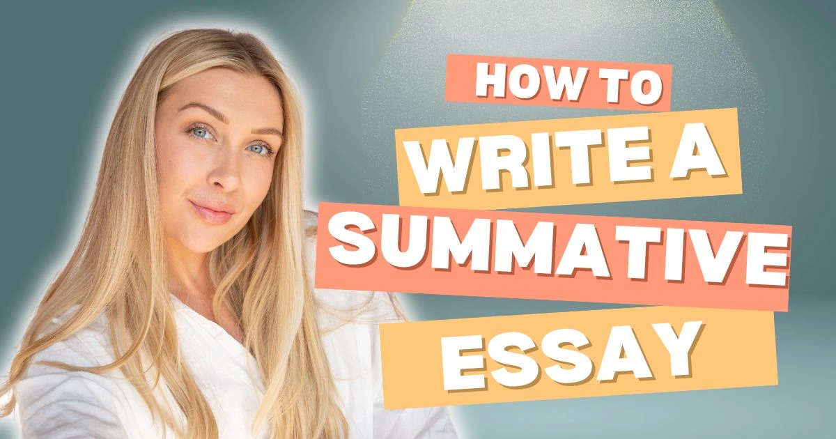 How to Write a Summative Essay