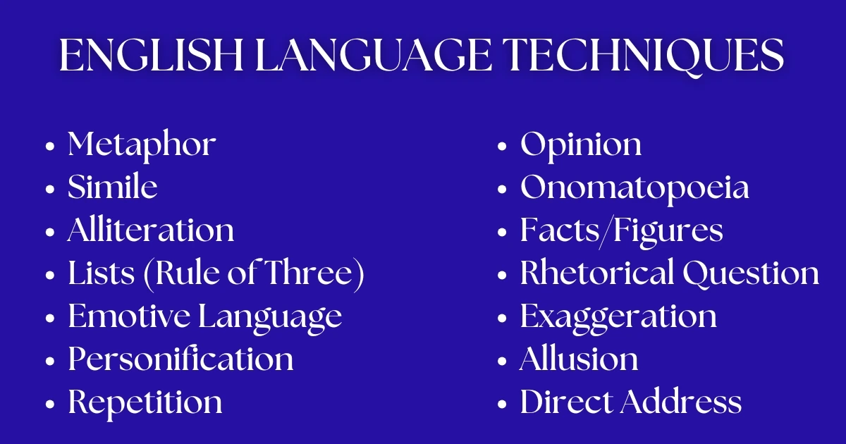 English Language Techniques