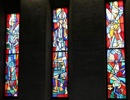 7006AAD Baptistery Window by John Piper & Swedish Windows by Einar Forseth. 