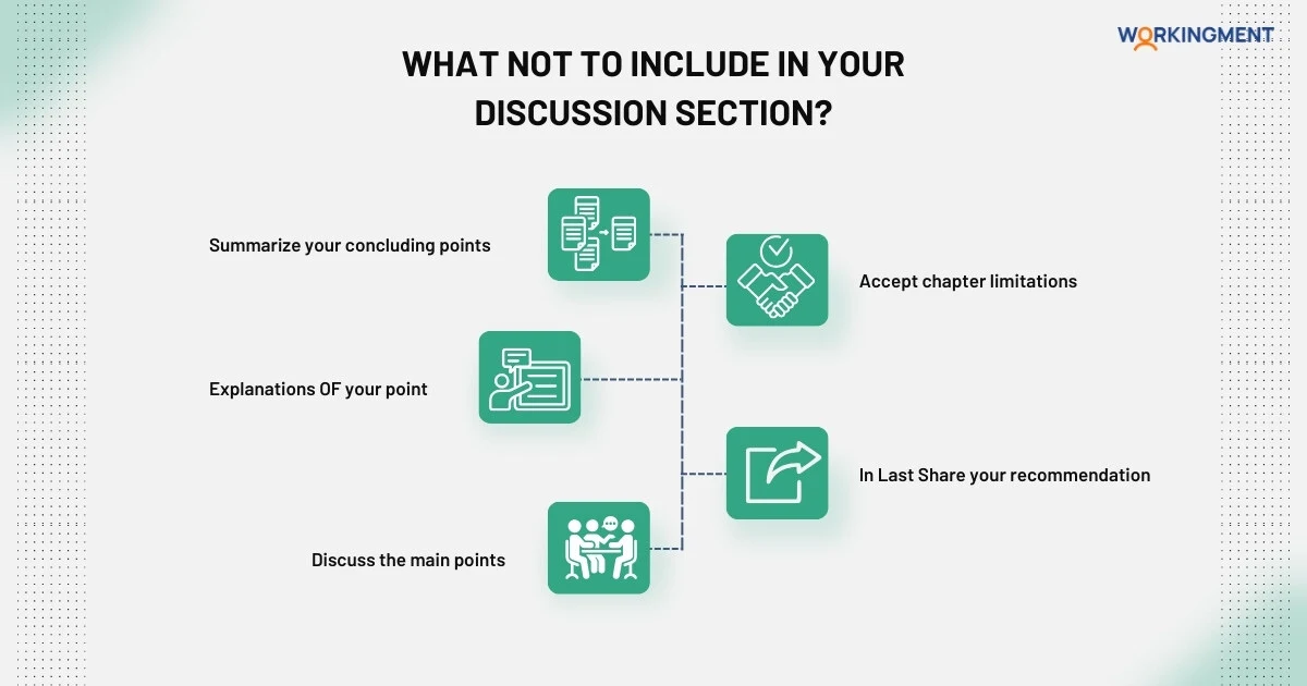 Why not to Include in Your Discussion Section 