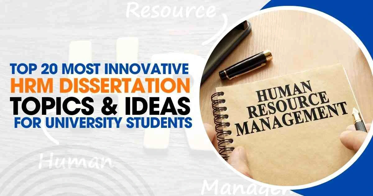 HRM Dissertation Topics