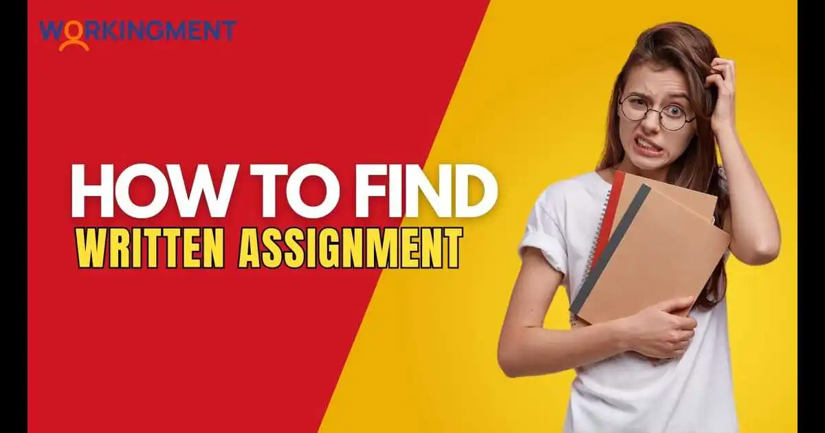 How to Find Written Assignments