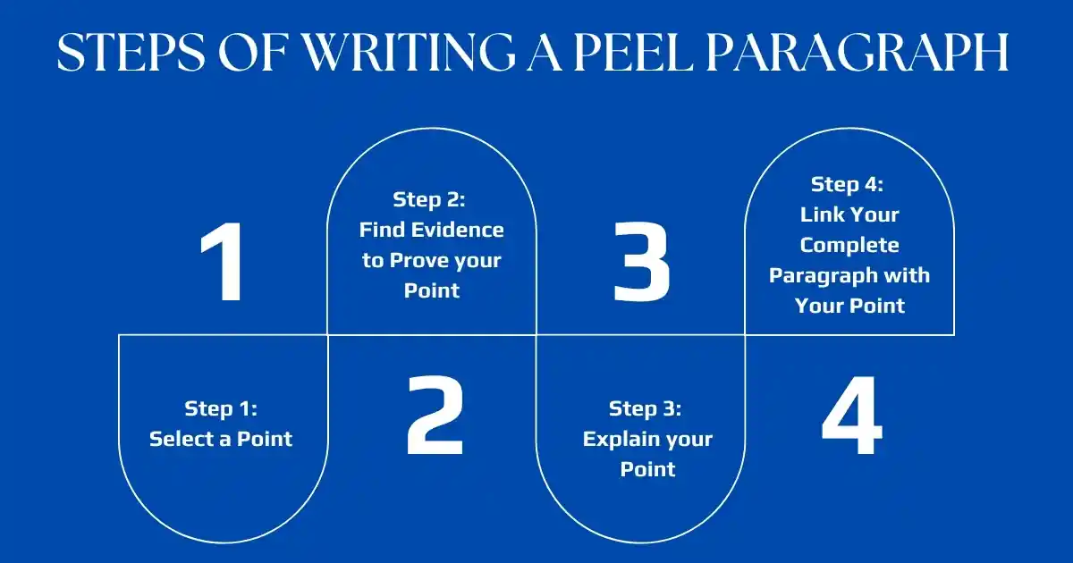 How to write a PEEL Paragraph steps of Writing A peel Paragraph