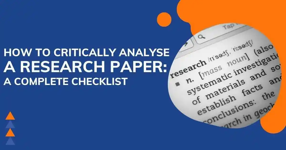 How to Critically Analyse a Research Paper
