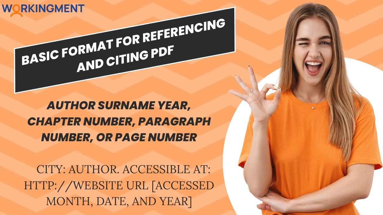 Basic Format for Referencing and Citing PDF