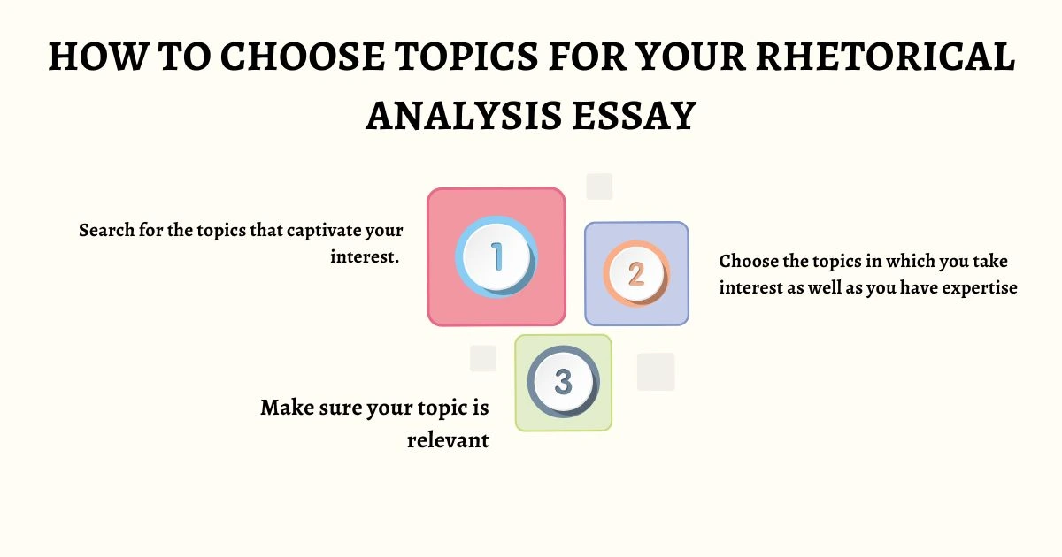 How to Choose Topics for Your Rhetorical Analysis Essay How to Choose Topics for Your Rhetorical Analysis Essay