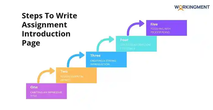 Steps to Write Assignment Introduction Page.webp How to Prepare First Page of Assignment First Page?: Its Importance