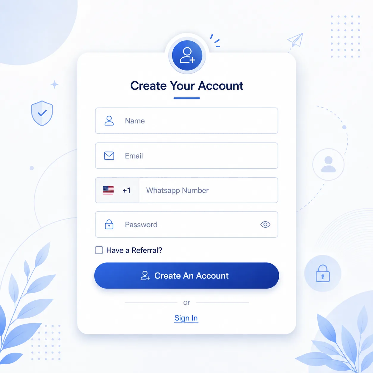 Create an Account